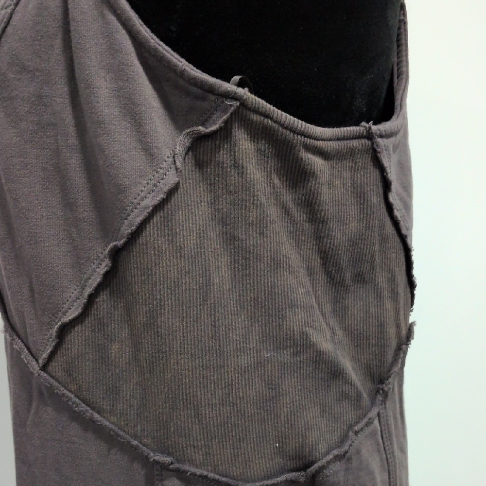 BlueVelvet Charcoal Wide Leg Jumpsuit - Picture 6 of 10